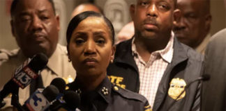 At least one of the shootings was apparently streamed on Facebook Live, which ultimately led to the arrest of 19 year old Ezekiel Kelly following a high-speed pursuit, explains Memphis Police Chief Cerelyn "C.J." Davis at a news conference early Thursday. (Courtesy of YouTube)