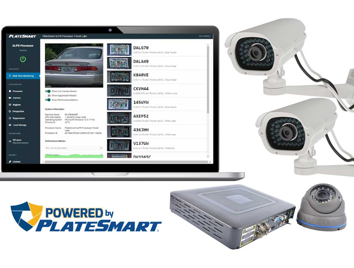 PlateSmart Mobile Defender users can receive alerts from other vehicle's Mobile Defender™ as well as fixed ALPR cameras.