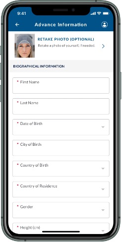 CBP One™ is a mobile application that serves as a single portal to a variety of CBP services. Through a series of guided questions, the app will direct each user to the appropriate travel or trade services based on their needs. (Courtesy of CBP)