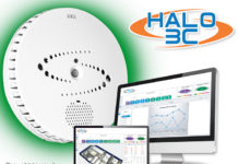 HALO Smart Sensor 3C is an all-in-one safety device that now includes a Panic Button, 2-way Audio Communi-cations, Indoor Health Index, Emergency Escape and Alert Lighting, Motion Detection, and options for People Counting and customized sensors such as ozone, sulfur dioxide, water leaks, and more.
