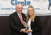 Commissioner Bill Bratton accepts a 2022 'ASTORS' Excellence in Public Safety & Community Resilience Award at the 2022 'ASTORS' Awards Ceremony and Banquet Luncheon in New York City.
