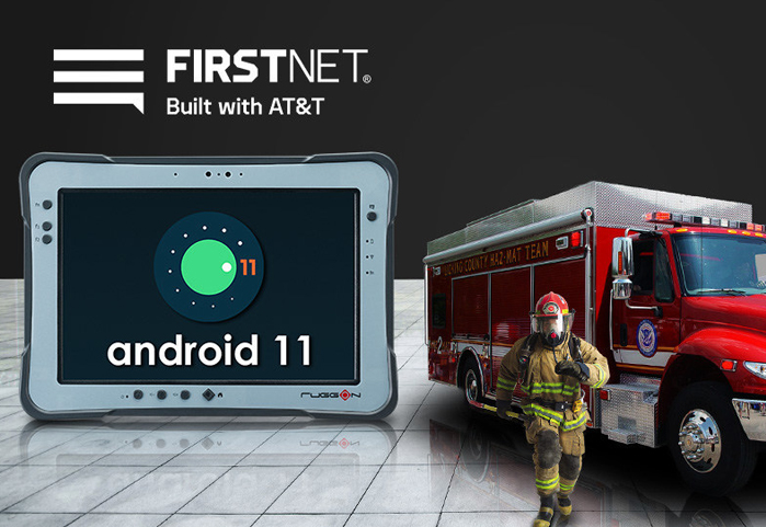The RuggON SOL PA501 rugged Android 11 tablet includes powerful wireless FirstNet certification and supports Band 14 connectivity to provide vital inter-agency communications in dire emergency situations.