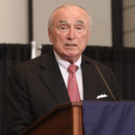 Former NYPD and LAPD Police Commissioner, and current Vice Chairman of the Secretary of Homeland Security’s Advisory Council, Bill Bratton addresses attendees at the 2022 'ASTORS' Awards Ceremony and Banquet Luncheon in New York City.