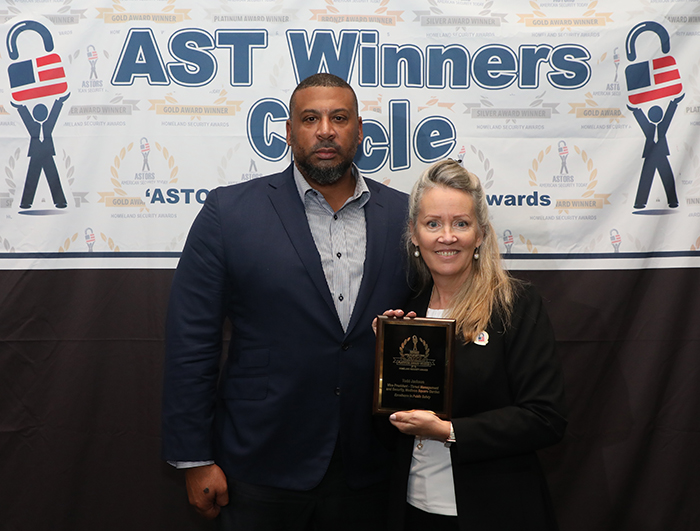 Todd Jackson, Vice President of Threat Management and Security for Madison Square Garden (MSG) is Recognized at the 2022 ‘ASTORS’ Awards Ceremony and Banquet Luncheon in NYC for Excellence in Public Safety.