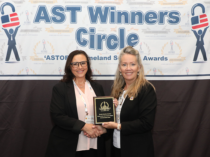 “It is extremely satisfying to see our company and our brand be recognized as the market-leader in gunshot detection,” said Kendra Noonan, Director of Communications for Shooter Detection Systems at the 2022 'ASTORS' Awards Ceremony in New York City.