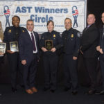 CBP OFO Officers accept Three 2022 'Excellence in Homeland Security' Awards at the 2022 'ASTORS' Awards Ceremony and Banquet Luncheon in New York City.