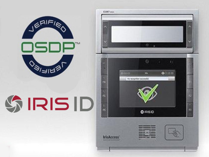 2022 'ASTORS' Award Champion Iris ID's IrisAccess™ ICAM 7S Series of Advanced Multifactor Biometric Iris Readers, are the First Iris Biometric Devices to be SIA OSDP Secure Profile Verified