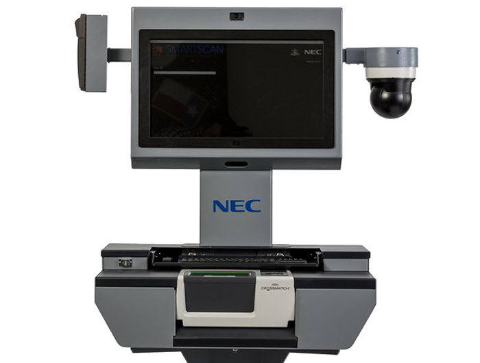 NEC transforms livescan biometric technology with SmartScan a sleek, scalable, secure and easy to operate solution that manages forensic-grade fingerprint, palm print, facial and iris images. (Courtesy of NEC)
