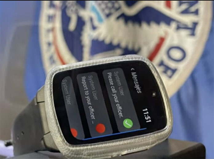 As part of ongoing efforts to provide additional #technology in the Alternatives to Detention suite of options, @ICEgovERO began limited testing of a wrist-worn #GPS monitoring device. (Courtesy of ICE and YouTube)