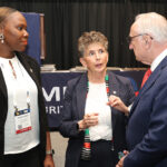 Creative partnerships between private leaders in innovation such as NEC National Security Solutions President Dr. Kathleen Kiernan (at center), and Executive Chairman Bill Bratton of TENEO Risk Advisory (at right), working together with public sector change-makers like CBP Port Director Tenable Thomas for the Port of New York and Newark (at left), lead to ingenious intelligence and technologies that serve to protect our Nation.