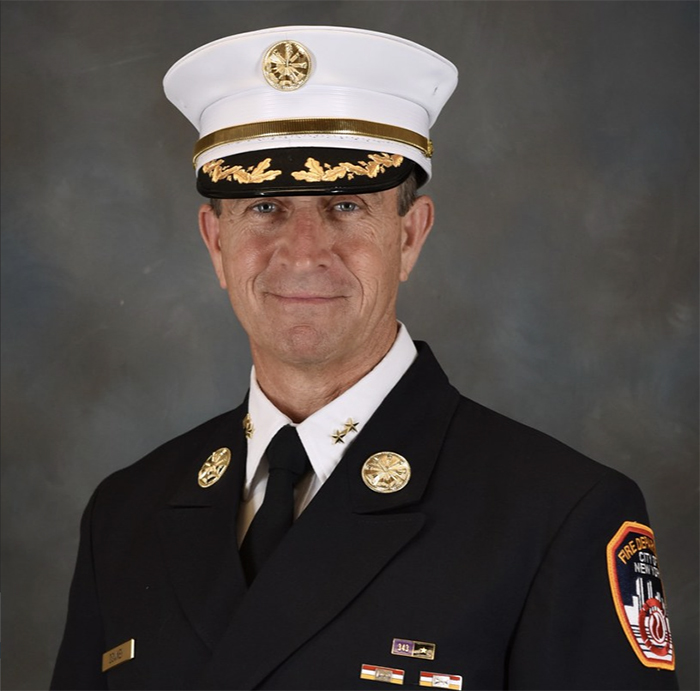 Chief Chuck Downey of the FDNY Fire Academy