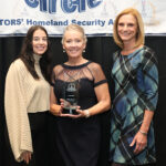 Rajant Corporations Vice President of Global Marketing Alice DiSanto (at right); and Channel Engagement Manager Liz Gyuris accept the company’s prestigious 2023 ‘ASTORS’ Leadership & Innovation Award at the 2022 ‘ASTORS’ Homeland Security Awards Ceremony and Banquet Luncheon in NYC.