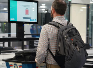 New Self-Service Screening Technology Testing developed by DHS S&T and TSA will occur with TSA PreCheck® passengers exclusively at TSA’s Innovation Checkpoint at Harry Reid International Airport (LAS) in Las Vegas. (Courtesy of the Transportation Security Administration)